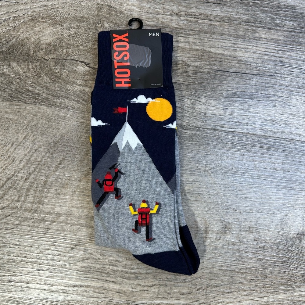 Hot Sox Mountain Climber Crew Socks Men’s size 8-13